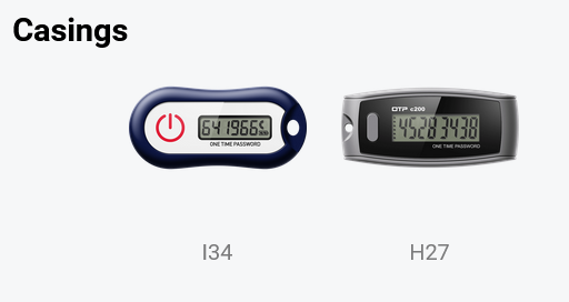 Single Button OTP: Feitian OTP c100/c200 Tokens