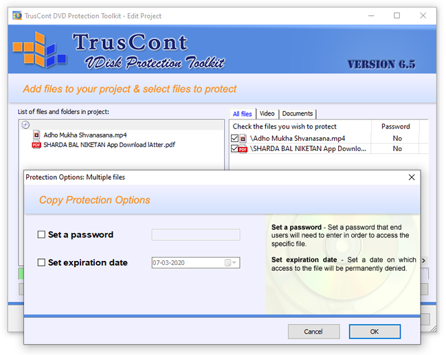 TSFD Protection Toolkit Software