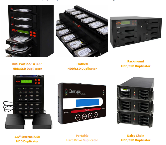 Hard Disk Drive Duplicators