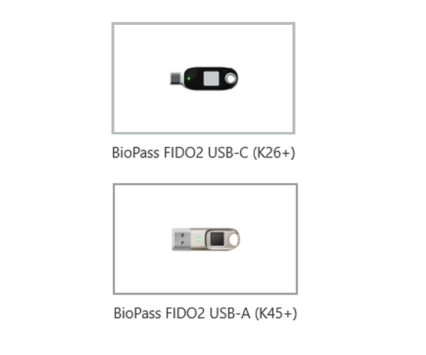 Buy BioPass FIDO2 Plus Security Key K26+ K45+