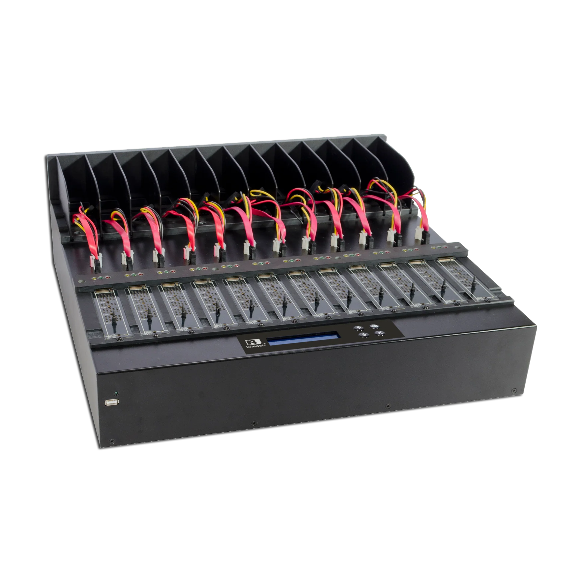 PW-H Series for PW400H-PW800H-PW1200H-Auto-detect Dual-Interfaces M.2 SATA NVME SSD Cloner Duplicator - 18GB/min Copy Speed nvme replicator