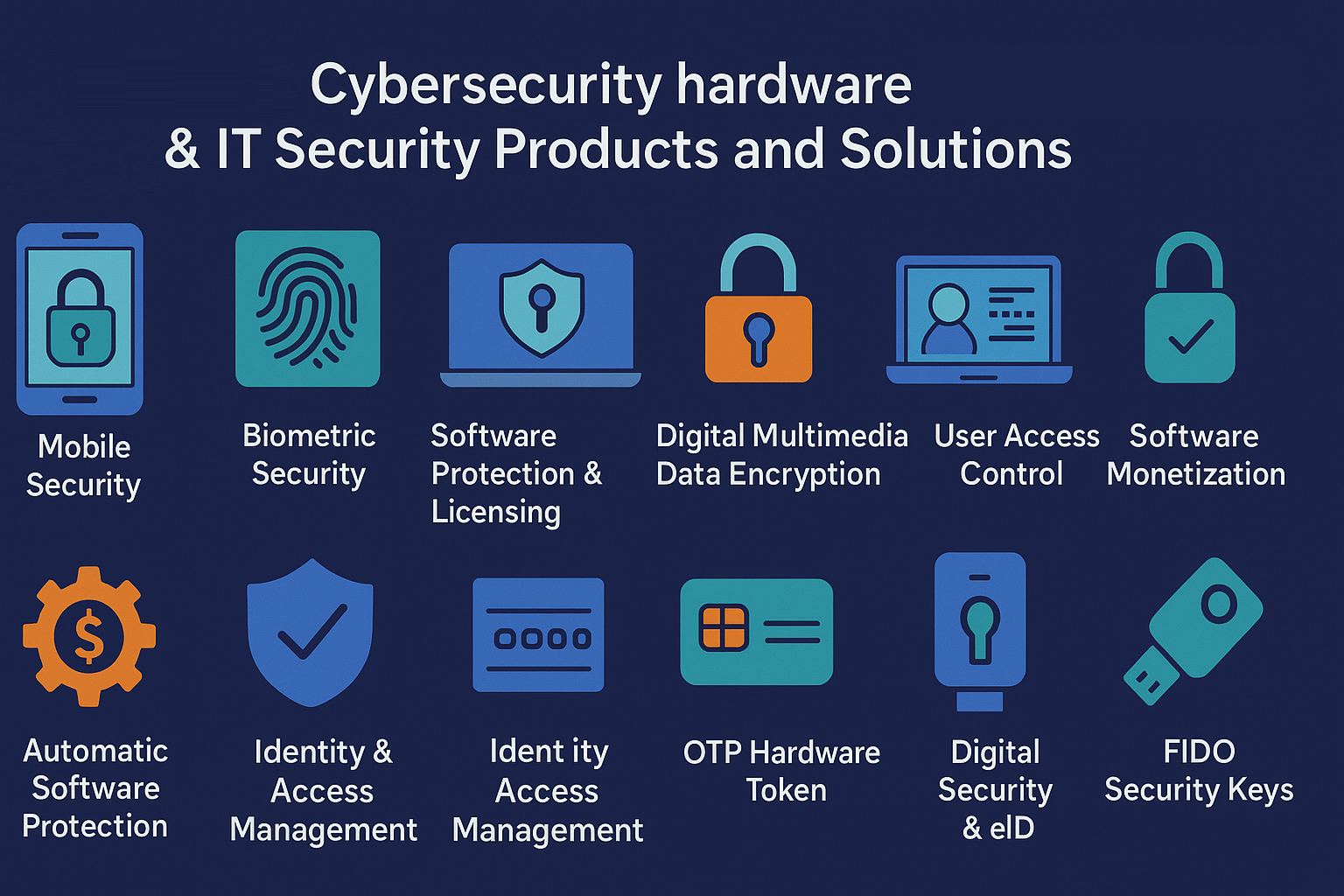 コンピュータ・IT HARDWARE SECURITY IT Security Solutions - Powerful Hardware 100 Token Products, User