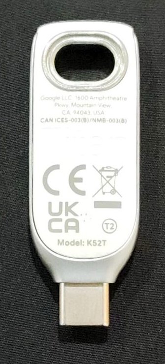 Google Titan FIDO Security Key K52T 2 Google Titan Security Key FIDO2 USB-C NFC K52T