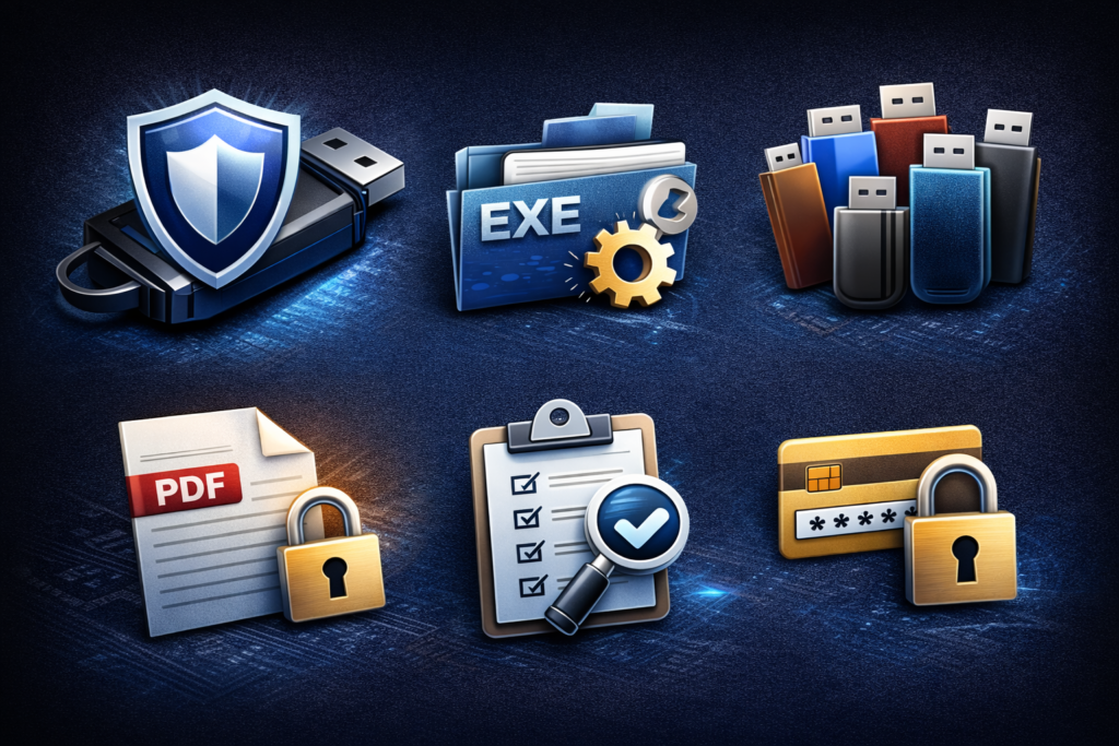 USB Copy Protection Credits block copying, duplication, and reverse engineering of protected files. Protect Software, Video, and Data Files