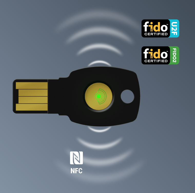 FIDO NFC USB-A K9B - Buy FIDO NFC USB-A K9B Security Key Hardware Token