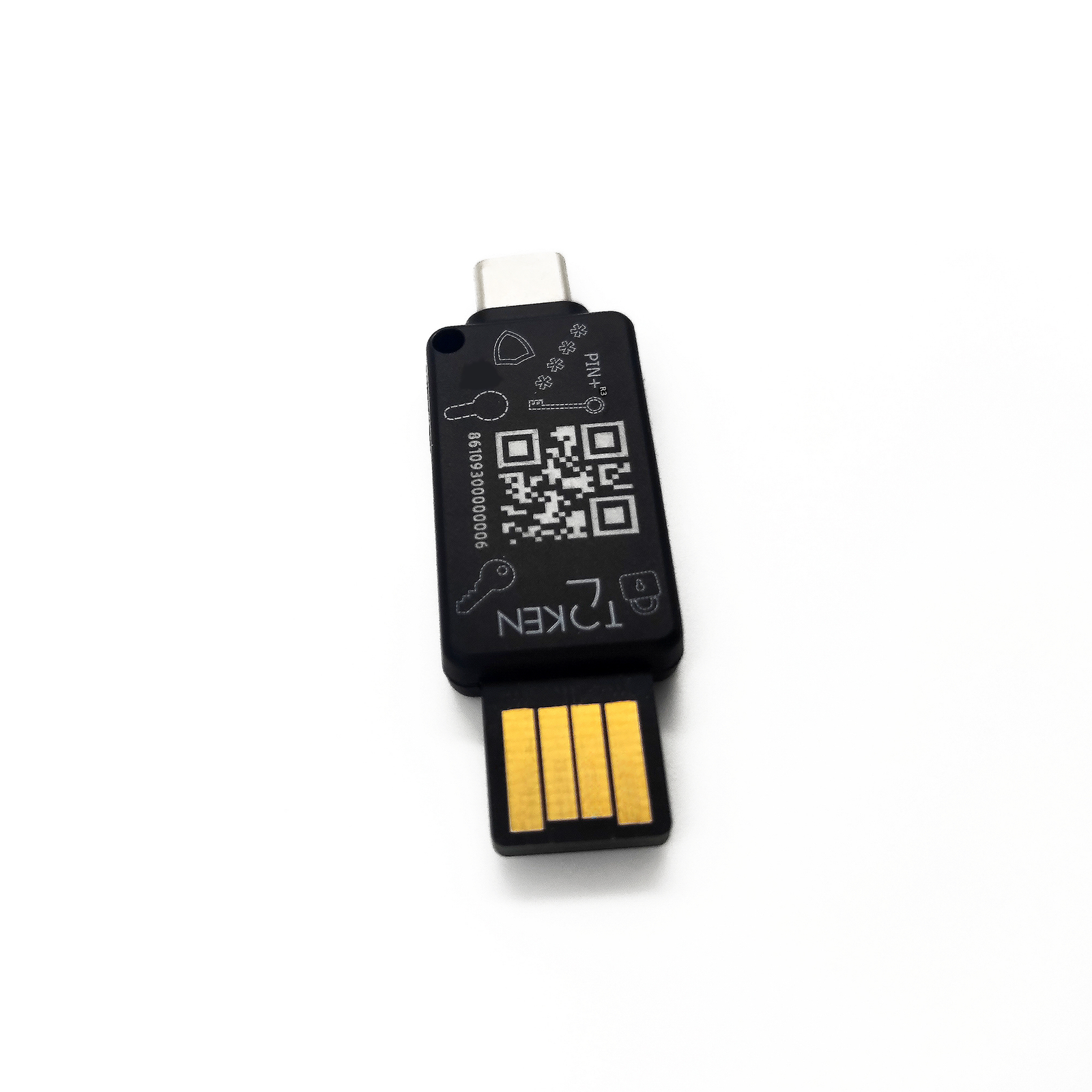 Token2 PIN+Dual Release3.3 - FIDO2.1 Key with PIV, OpenPGP and OTP and Dual USB Ports