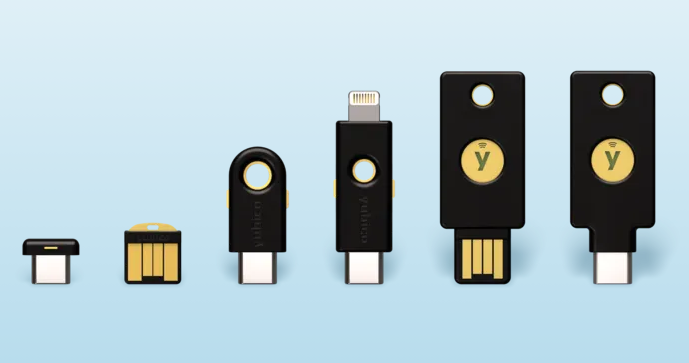 Yubico Hardware for YubiKey 5 Series, YubiKey 5 FIPS Series, YubiKey Bio Series, Security Key Series, YubiHSM 2, YubiHSM 2 FIPS