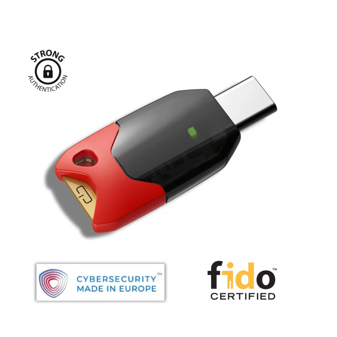 Winkeo2J-C FIDO2 - USB-C security key FIDO2 (+U2F) Passwordless