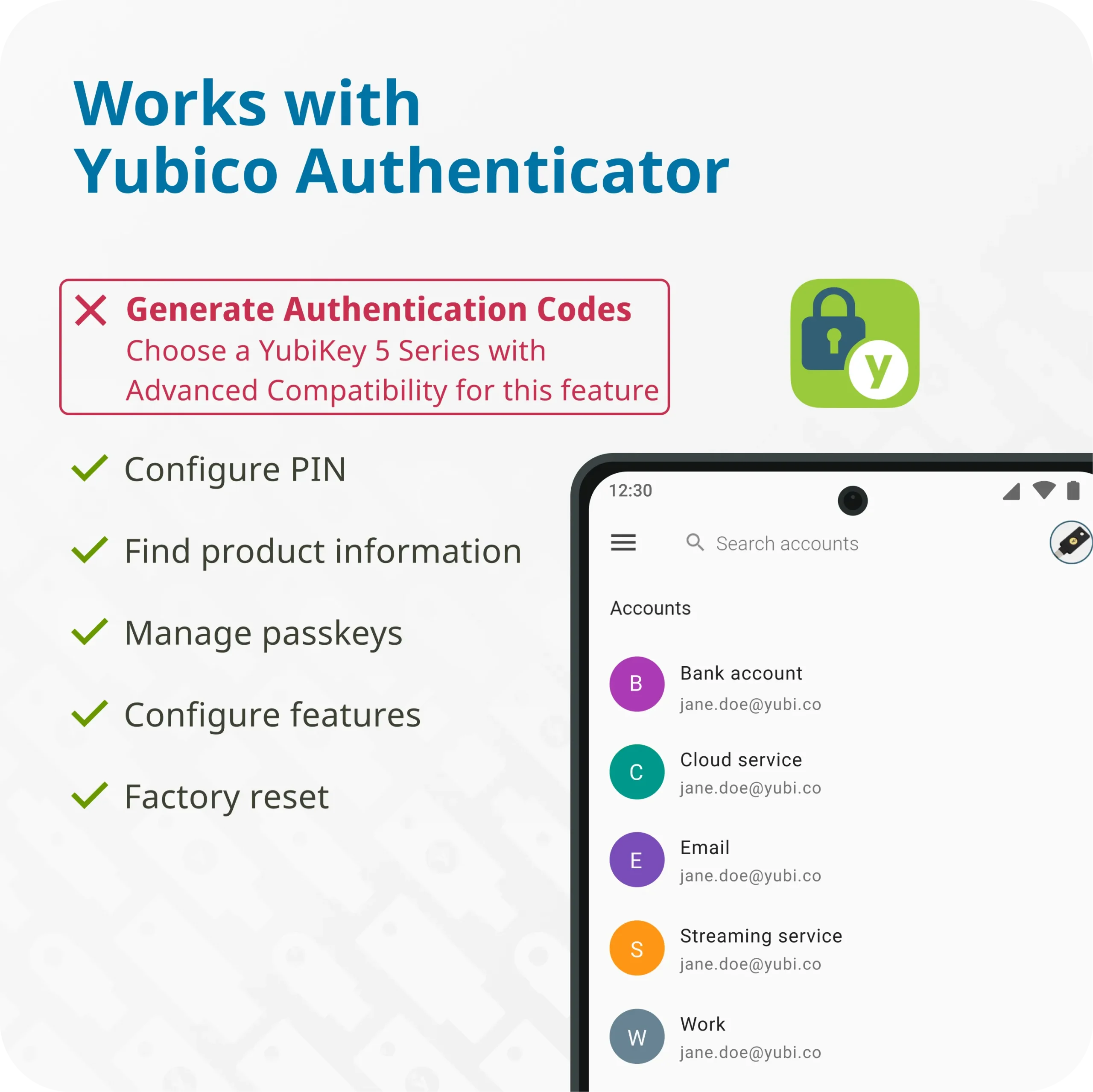 Security Key NFC Black 9 Security Key NFC by Yubico Black