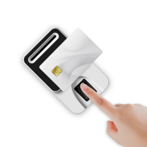 Buy BioR502 C57 Fingerprint Dual Interface Smart Card Reader BioR502 C57 with USB Type-C ISO 14443 Multi-OS Support