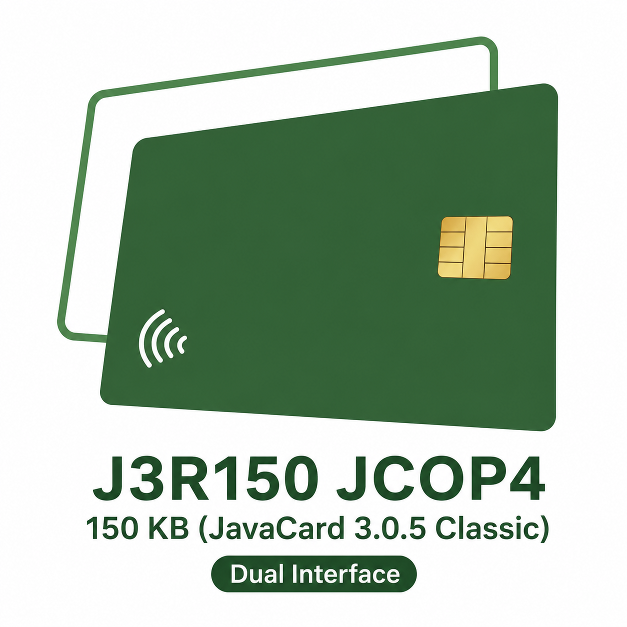 J3R150 Dual Interface – Buy J3R150 JCOP4 150 KB (JavaCard 3.0.5 Classic) Dual Interface Smart Card