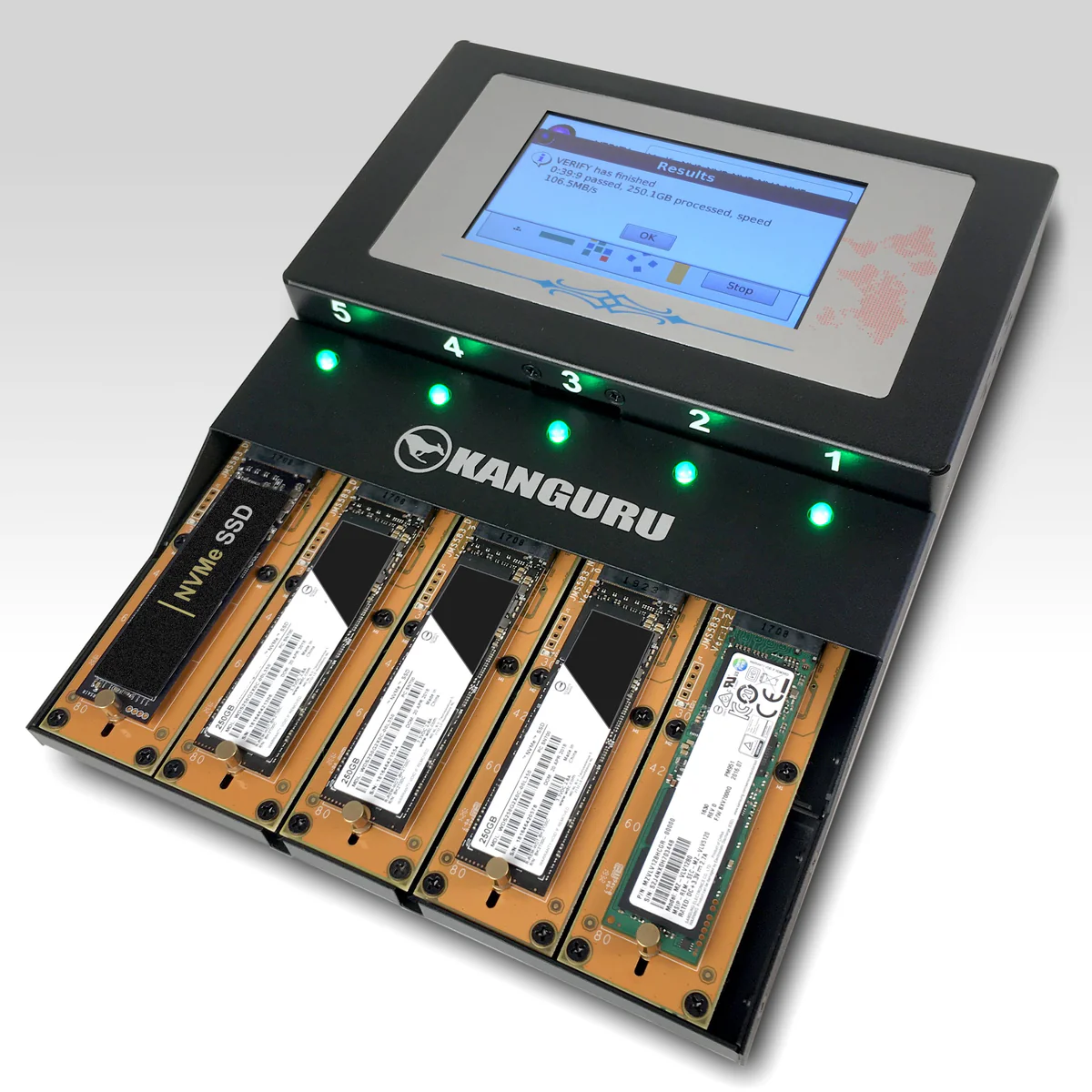 KanguruClone 4 M.2 NVMe SSD Duplicator 3 KanguruClone 4 M.2 NVMe SSD Duplicator - Buy M.2 NVMe SSD Duplicator 12GB/min Copy Speed