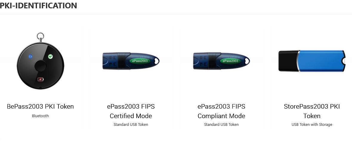 PKI Tokens for Identification FOR SALE. BUY PKI Tokens | Authentication, Encryption and Digital Signatures