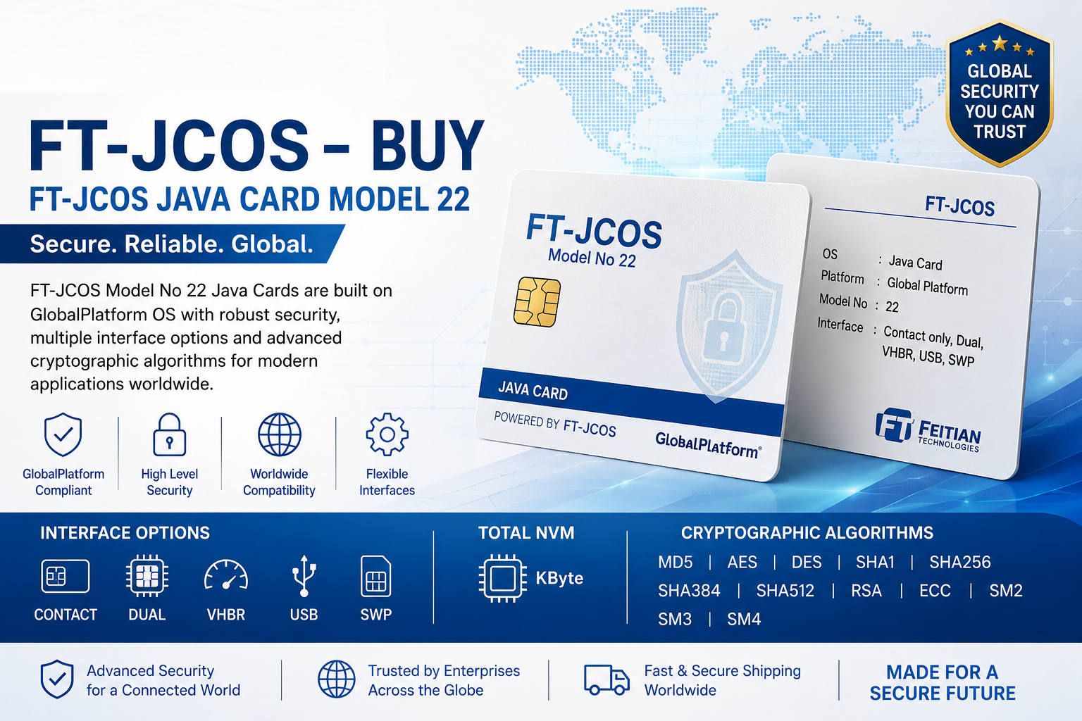 FT-JCOS 1 Buy Reliable FT-JCOS Java Card Model 22 | Smart Card Solutions