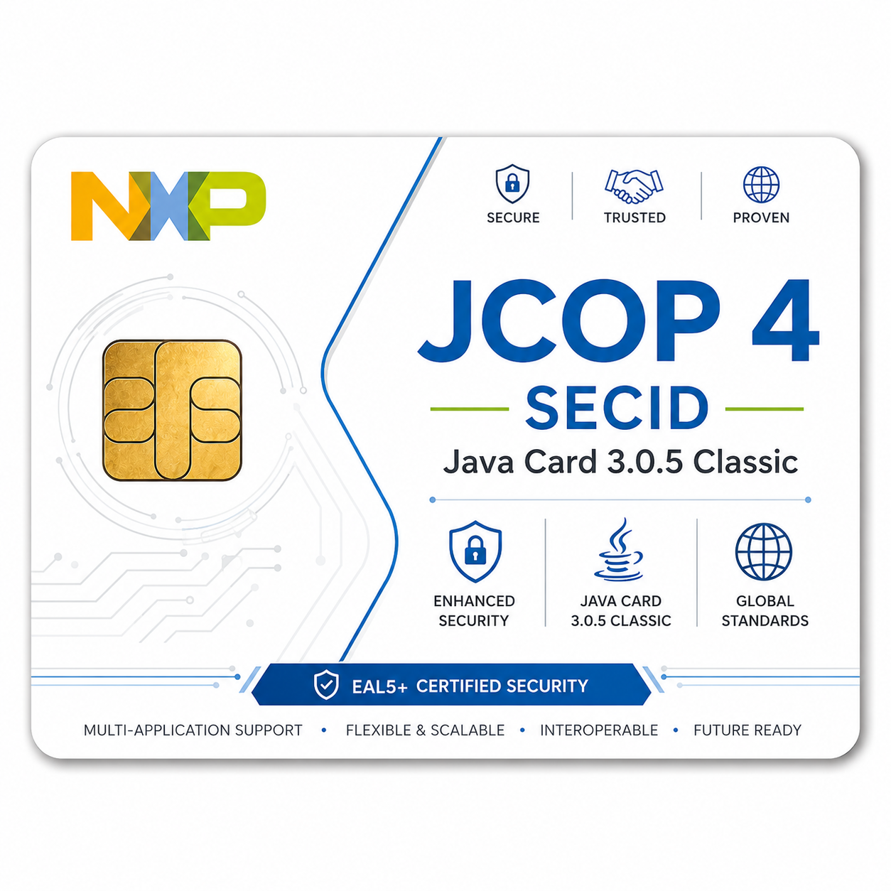 Buy NXP JCOP 4 SECID Java Card 3.0.5 Classic 1 NXP JCOP 4 SECID Java Card 3.0.5 Classic