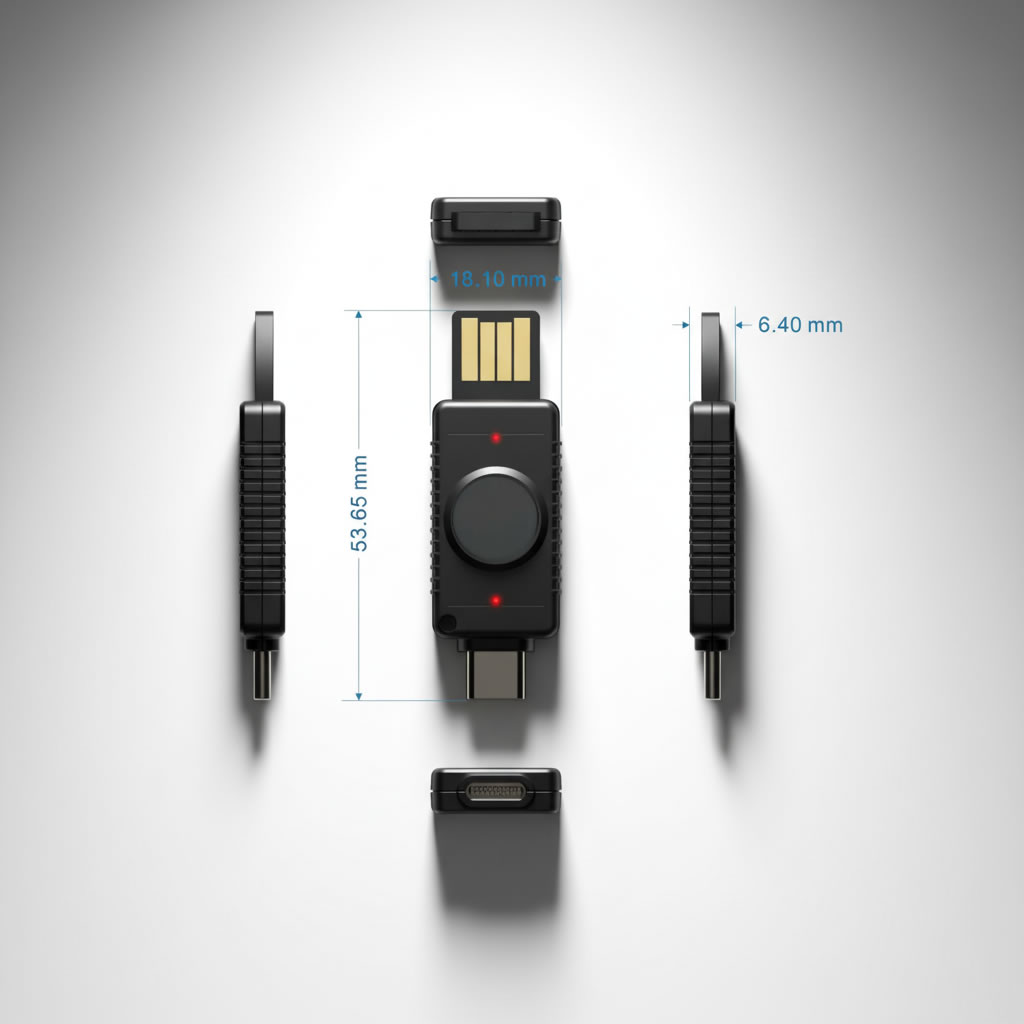 Token2 PIN+ Bio3 Dual– Buy Token2 PIN+ Bio3 Dual FIDO2 Security Key with Biometric Authentication