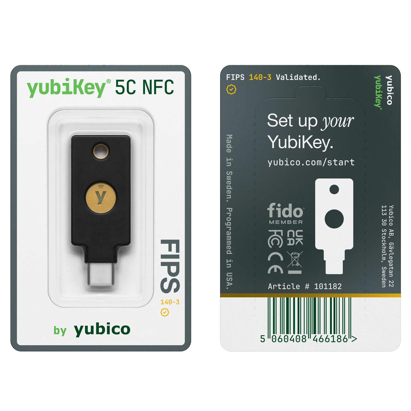 Buy YubiKey 5C NFC FIPS 140-3 1 Buy YubiKey 5C NFC FIPS 140-3 Blister Pack