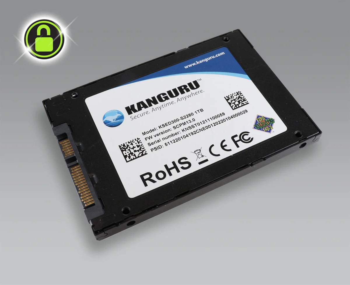 Defender Self-Encrypting Internal Secure SEDs 4 Kanguru Defender® SED300™ FIPS 140-2 Certified, SATA Internal Self-Encrypting Solid State Drive