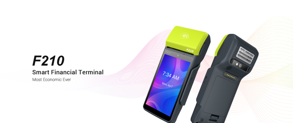 Android Smart POS 6 F210 Smart financial terminal. Most economic ever