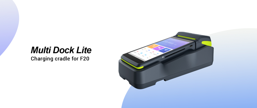 Android Smart POS 14 Multi Dock Lite charging cradle for F20